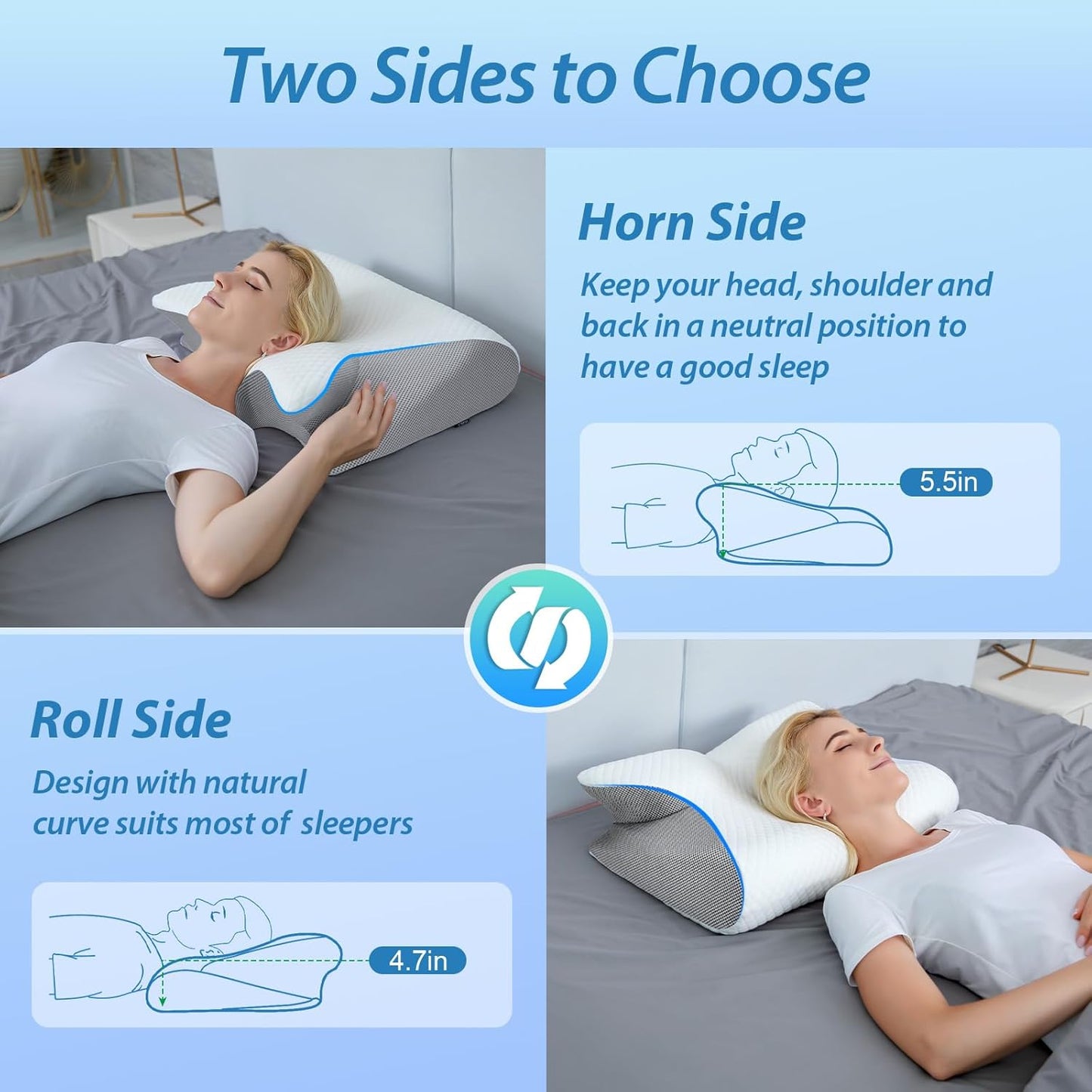 ErgoCloud™ Neck & Back Pain Pillow